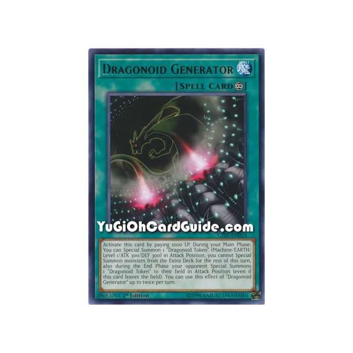 Dragonoid Generator (Rare) – Circuit Break | Carta YUGIOH en México