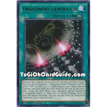 Dragonoid Generator (Rare) – Circuit Break | Carta YUGIOH en México