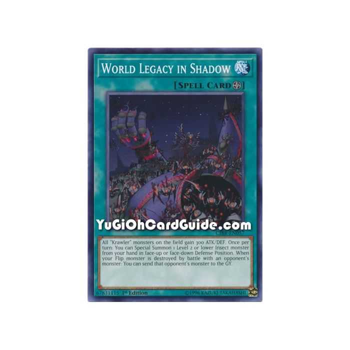 World Legacy in Shadow (Common) – Circuit Break | Carta YUGIOH en México