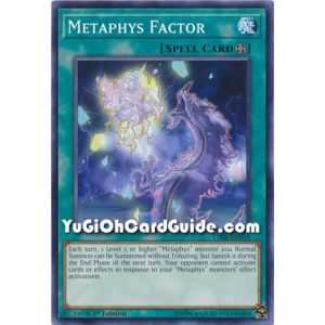 Metaphys Factor (Common) – Circuit Break | Carta YUGIOH en México