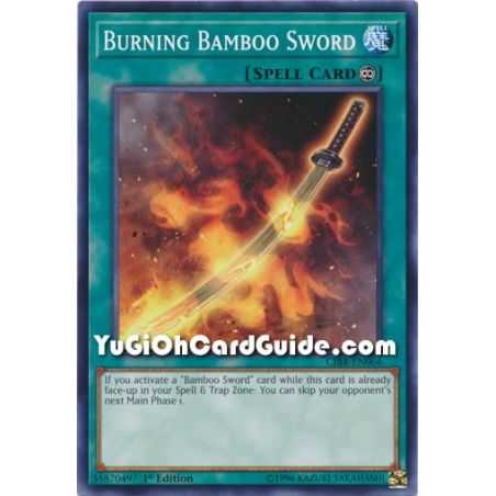 Burning Bamboo Sword (Common) – Circuit Break | Carta YUGIOH en México