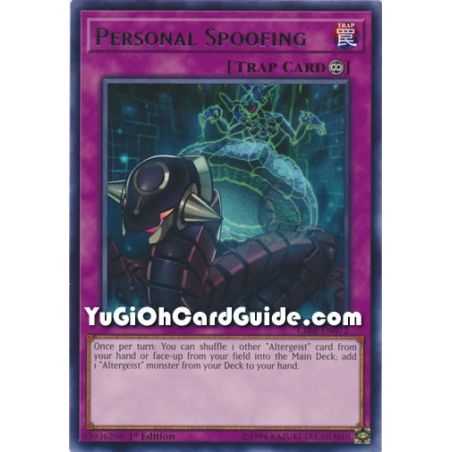 Personal Spoofing (Rare) – Circuit Break | Carta YUGIOH en México