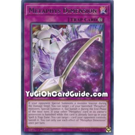 Metaphys Dimension (Rare) – Circuit Break | Carta YUGIOH en México