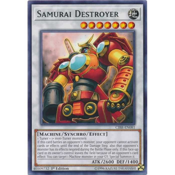 Samurai Destroyer (Rare) – Circuit Break | Carta YUGIOH en México