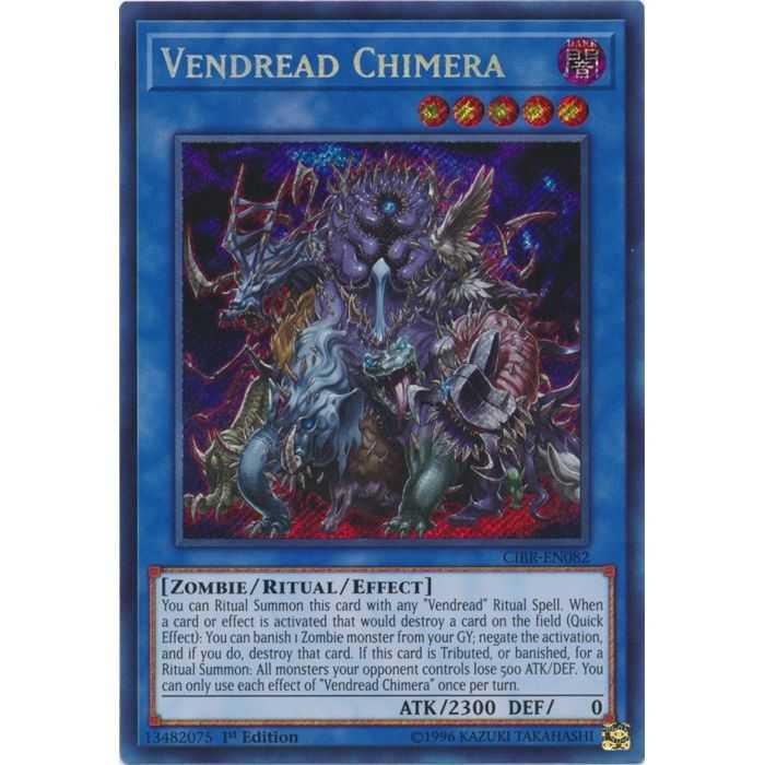 Vendread Chimera (Secret Rare) – Circuit Break | Carta YUGIOH en México