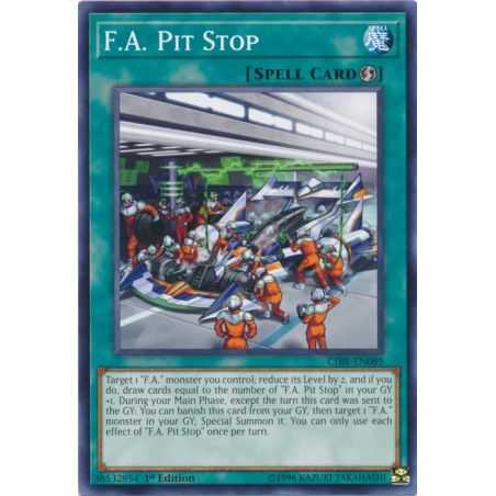 F.A. Pit Stop (Common) – Circuit Break | Carta YUGIOH en México