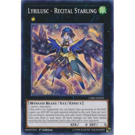 Lyrilusc - Recital Starling (Common) – Circuit Break | Carta YUGIOH en México