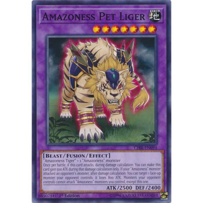 Amazoness Pet Liger (Common) – Circuit Break | Carta YUGIOH en México