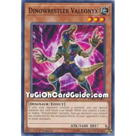 Dinowrestler Valeonyx (Common) – Chaos Impact | Carta YUGIOH en México