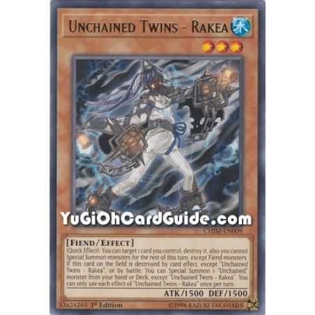 Unchained Twins - Rakea (Rare) – Chaos Impact | Carta YUGIOH en México