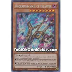 Unchained Soul of Disaster (Secret Rare) – Chaos Impact | Carta YUGIOH en México