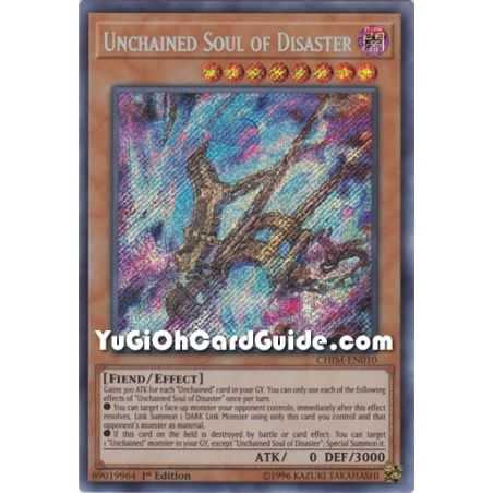 Unchained Soul of Disaster (Secret Rare) – Chaos Impact | Carta YUGIOH en México