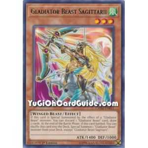 Gladiator Beast Sagittarii (Rare) – Chaos Impact | Carta YUGIOH en México