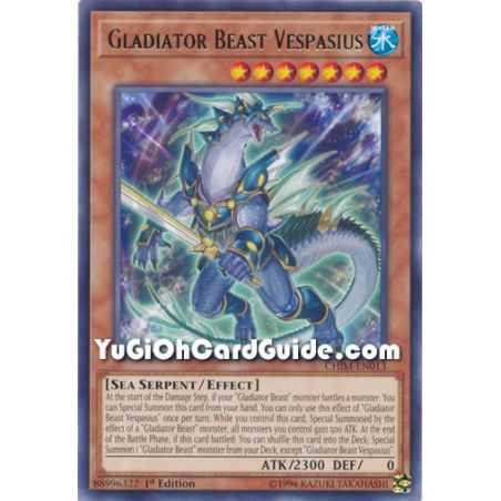 Gladiator Beast Vespasius (Rare) – Chaos Impact | Carta YUGIOH en México