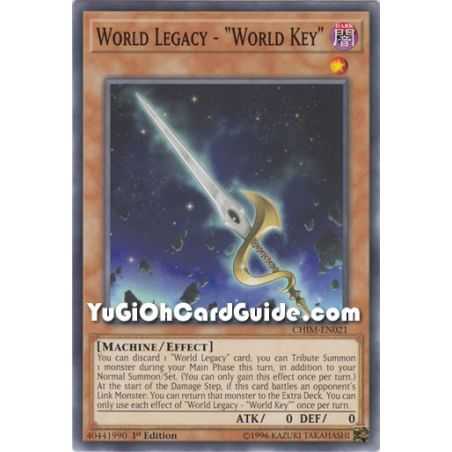 World Legacy - "World Key" (Common) – Chaos Impact | Carta YUGIOH en México