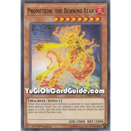 Prometeor, the Burning Star (Common) – Chaos Impact | Carta YUGIOH en México