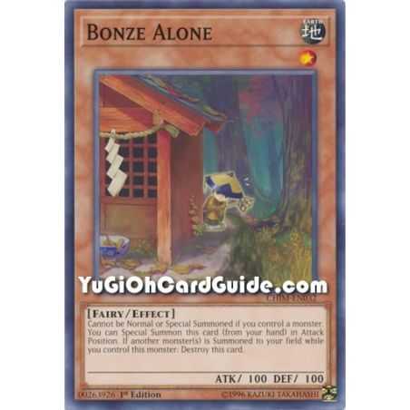 Bonze Alone (Common) – Chaos Impact | Carta YUGIOH en México
