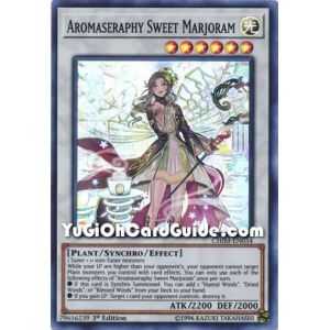 Aromaseraphy Sweet Marjoram (Super Rare) – Chaos Impact | Carta YUGIOH en México