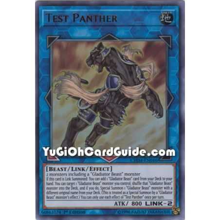 Test Panther (Ultra Rare) – Chaos Impact | Carta YUGIOH en México