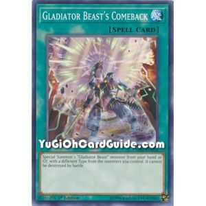 Gladiator Beast's Comeback (Common) – Chaos Impact | Carta YUGIOH en México