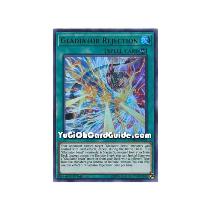 Gladiator Rejection (Ultra Rare) – Chaos Impact | Carta YUGIOH en México
