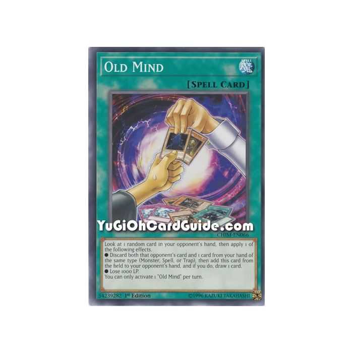 Old Mind (Common) – Chaos Impact | Carta YUGIOH en México