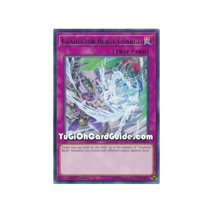 Gladiator Beast Charge (Rare) – Chaos Impact | Carta YUGIOH en México