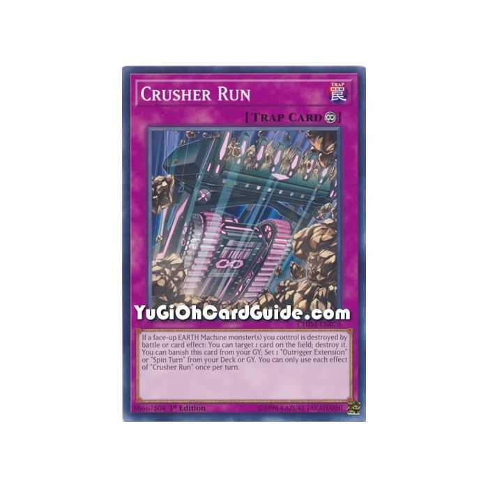 Crusher Run (Common) – Chaos Impact | Carta YUGIOH en México