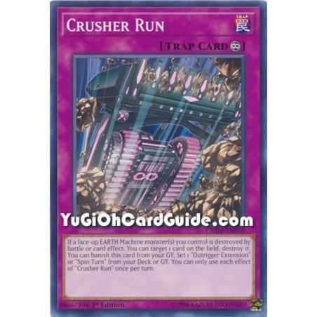 Crusher Run (Common) – Chaos Impact | Carta YUGIOH en México