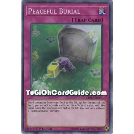 Peaceful Burial (Super Rare) – Chaos Impact | Carta YUGIOH en México
