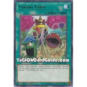 Tyrant Farm (Rare) – Chaos Impact | Carta YUGIOH en México
