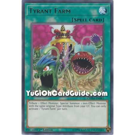 Tyrant Farm (Rare) – Chaos Impact | Carta YUGIOH en México