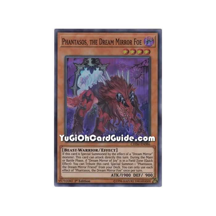 Phantasos, the Dream Mirror Foe (Super Rare) – Chaos Impact | Carta YUGIOH en México