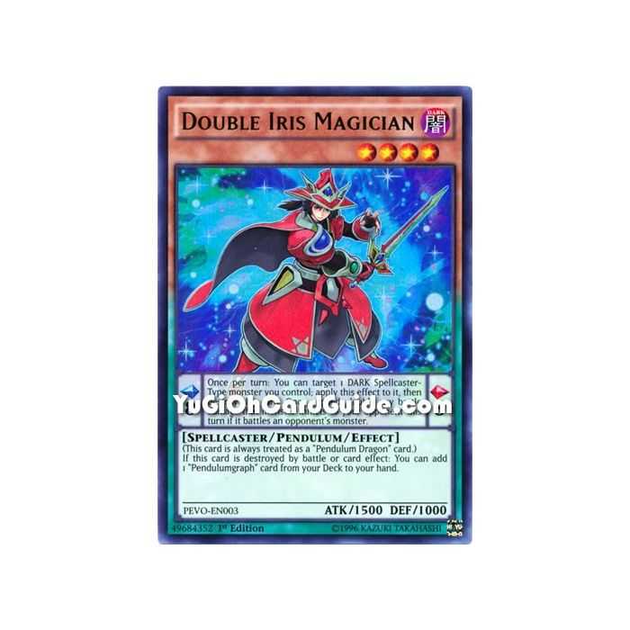 Double Iris Magician (Ultra Rare) – Pendulum Evolution | Carta YUGIOH en México