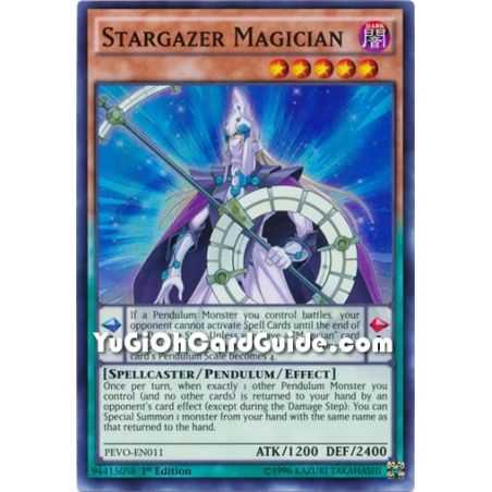 Stargazer Magician (Super Rare) – Pendulum Evolution | Carta YUGIOH en México