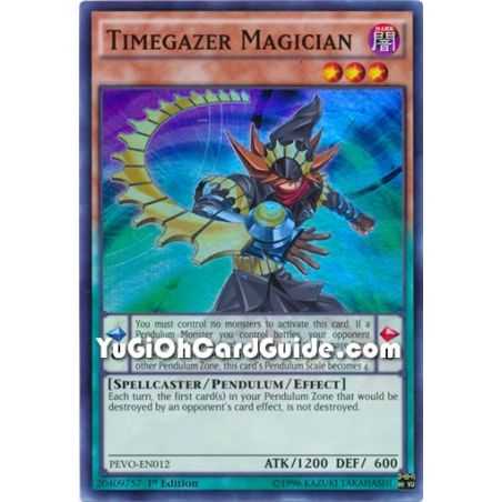 Timegazer Magician (Super Rare) – Pendulum Evolution | Carta YUGIOH en México