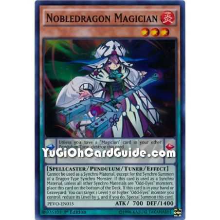 Nobledragon Magician (Super Rare) – Pendulum Evolution | Carta YUGIOH en México