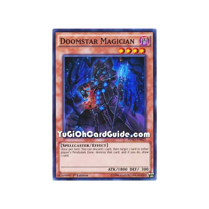 Doomstar Magician (Super Rare) – Pendulum Evolution | Carta YUGIOH en México