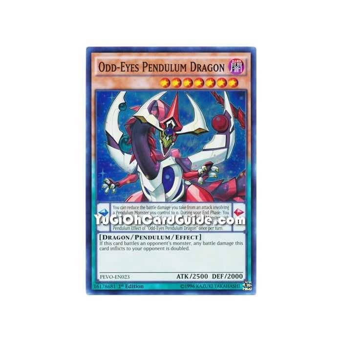 Odd-Eyes Pendulum Dragon (Super Rare) – Pendulum Evolution | Carta YUGIOH en México