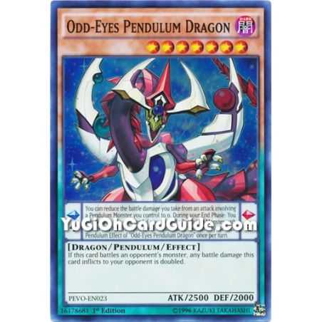 Odd-Eyes Pendulum Dragon (Super Rare) – Pendulum Evolution | Carta YUGIOH en México