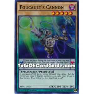 Foucaults Cannon (Super Rare) – Pendulum Evolution | Carta YUGIOH en México