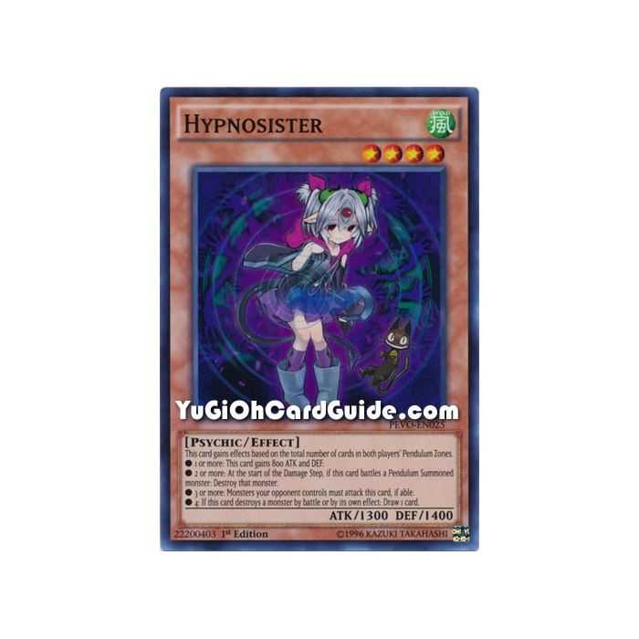 Hypnosister (Super Rare) – Pendulum Evolution | Carta YUGIOH en México