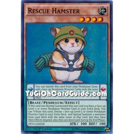 Rescue Hamster (Super Rare) – Pendulum Evolution | Carta YUGIOH en México