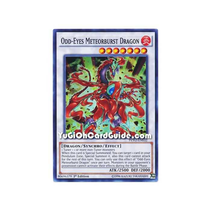 Odd-Eyes Meteorburst Dragon (Super Rare) – Pendulum Evolution | Carta YUGIOH en México