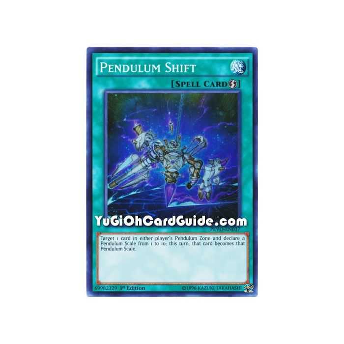Pendulum Shift (Super Rare) – Pendulum Evolution | Carta YUGIOH en México