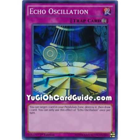 Echo Oscillation (Super Rare) – Pendulum Evolution | Carta YUGIOH en México