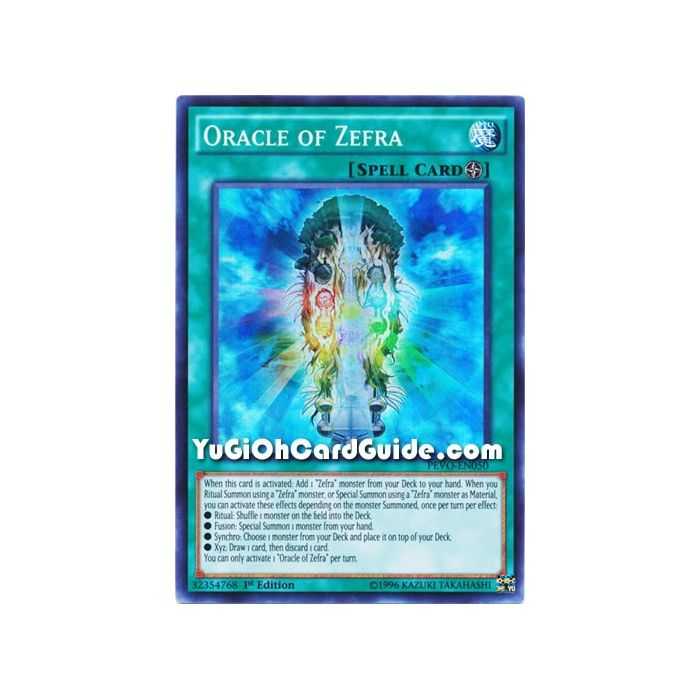 Oracle of Zefra (Super Rare) – Pendulum Evolution | Carta YUGIOH en México