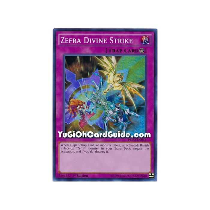 Zefra Divine Strike (Super Rare) – Pendulum Evolution | Carta YUGIOH en México