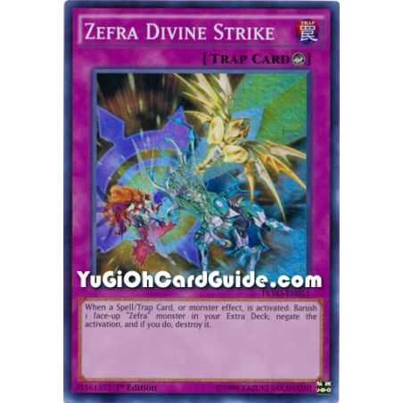 Zefra Divine Strike (Super Rare) – Pendulum Evolution | Carta YUGIOH en México