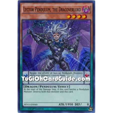 Lector Pendulum, the Dracoverlord (Super Rare) – Pendulum Evolution | Carta YUGIOH en México